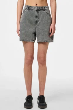 Abbi Shorts - Light Grey Denim
