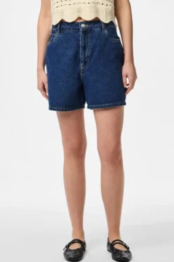 Abbi Shorts - Medium Blue Denim