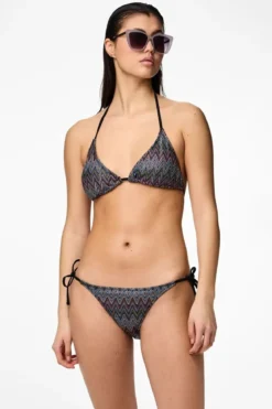 Ada Bikini Strikket Brazil - Eggnog Jacquard Mønster