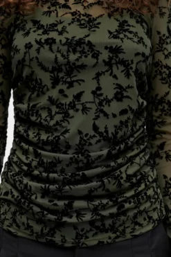 Adeline Top - Kambaba Black