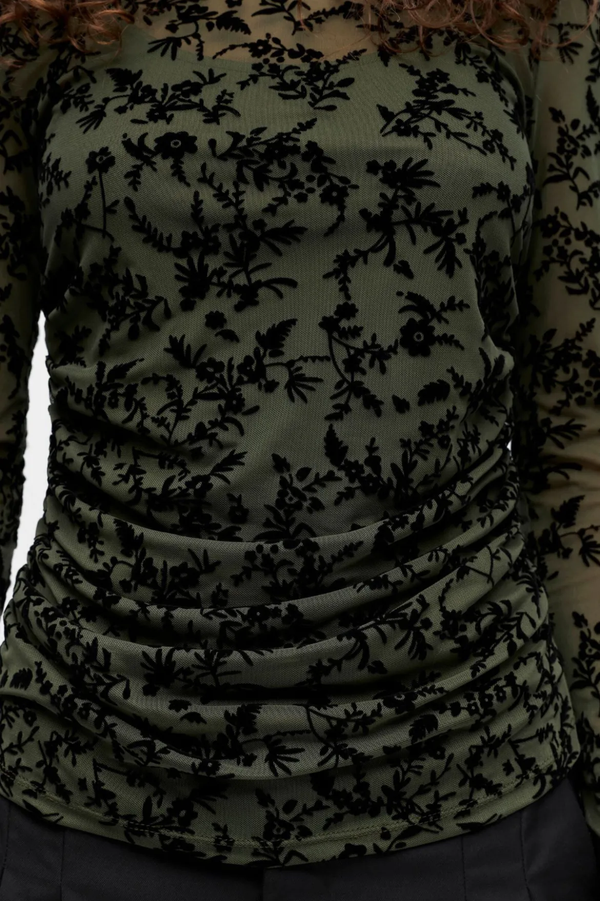 Adeline Top - Kambaba Black