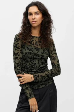 Adeline Top - Kambaba Black
