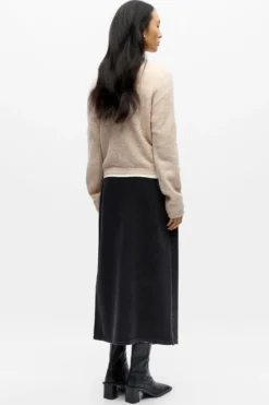 Agate Strik Cardigan - Humus Melange