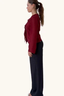 Alba Bluse - Burgundy