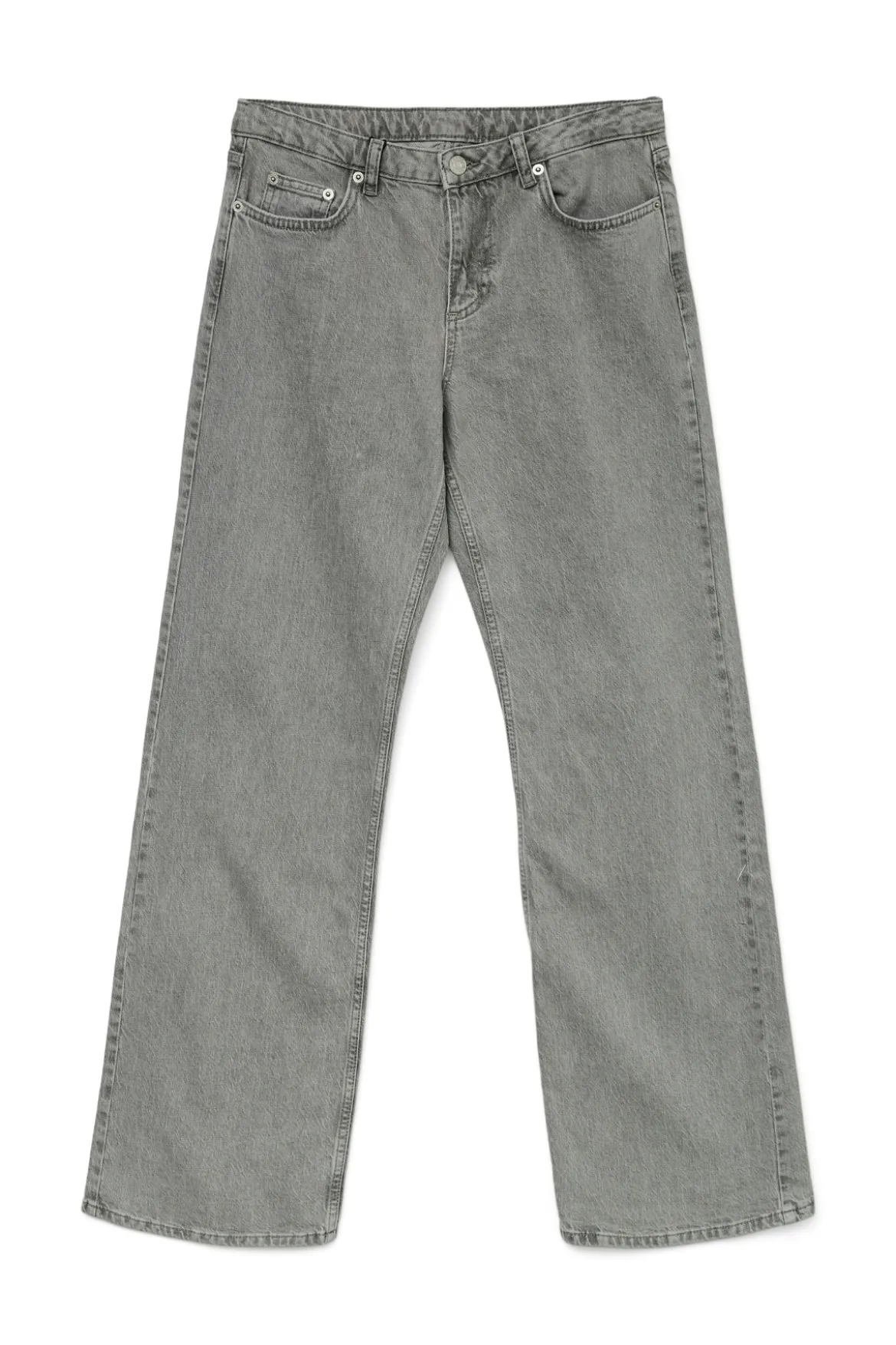 Alexis Lavtaljede Denim Jeans - Lys Grå Denim