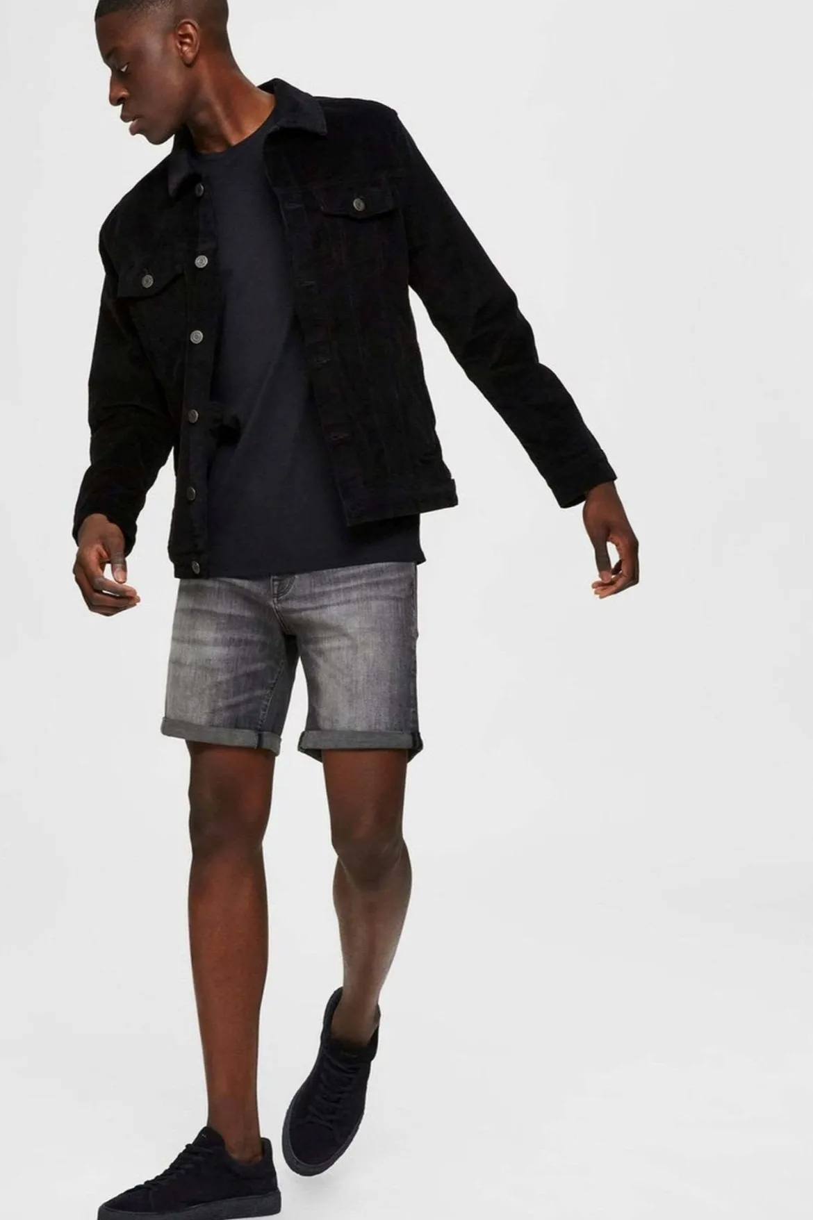 Alex Shorts - Denim Grå
