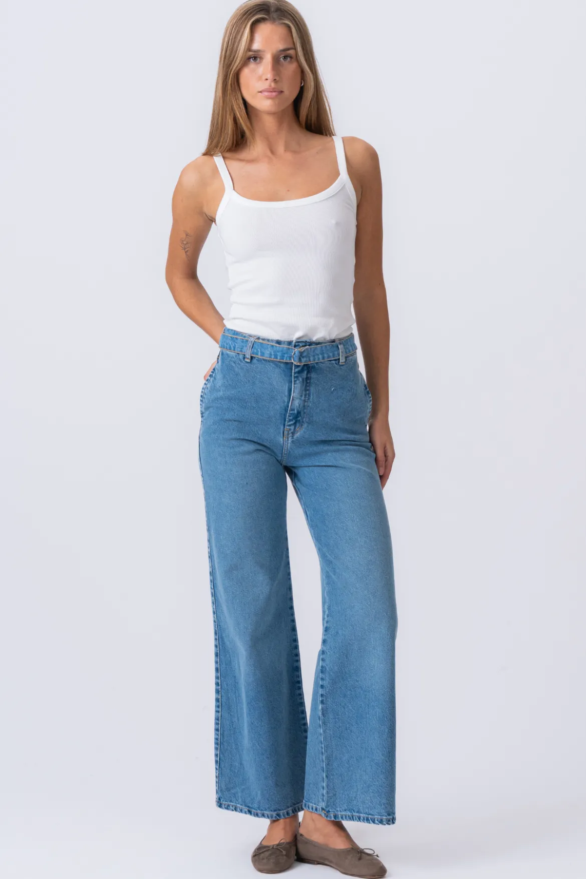 Amalia Jeans - Lyseblå