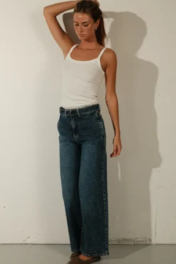 Amalia Jeans - Mellemblå