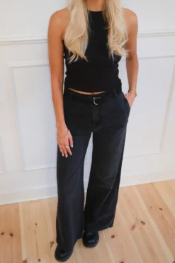 Amalia Jeans - Mørkegrå
