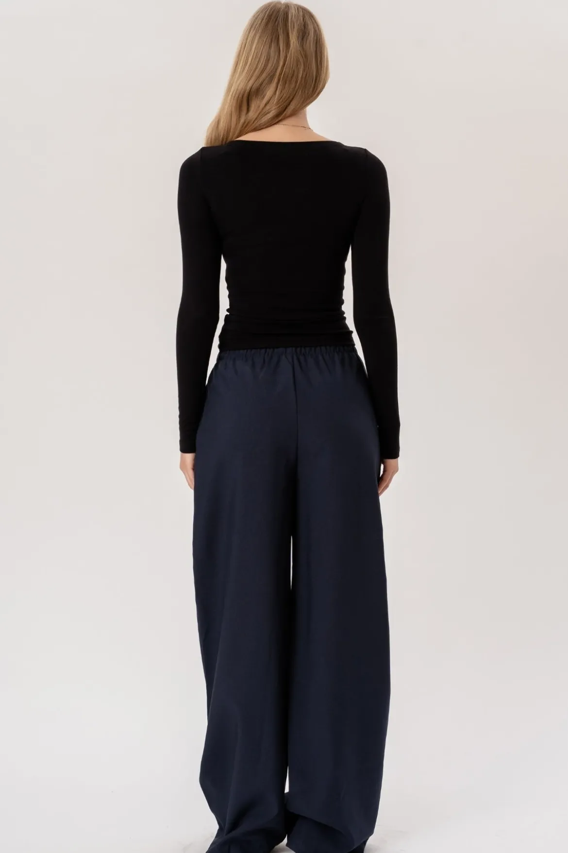 Anastasia Wide Pants - Navy