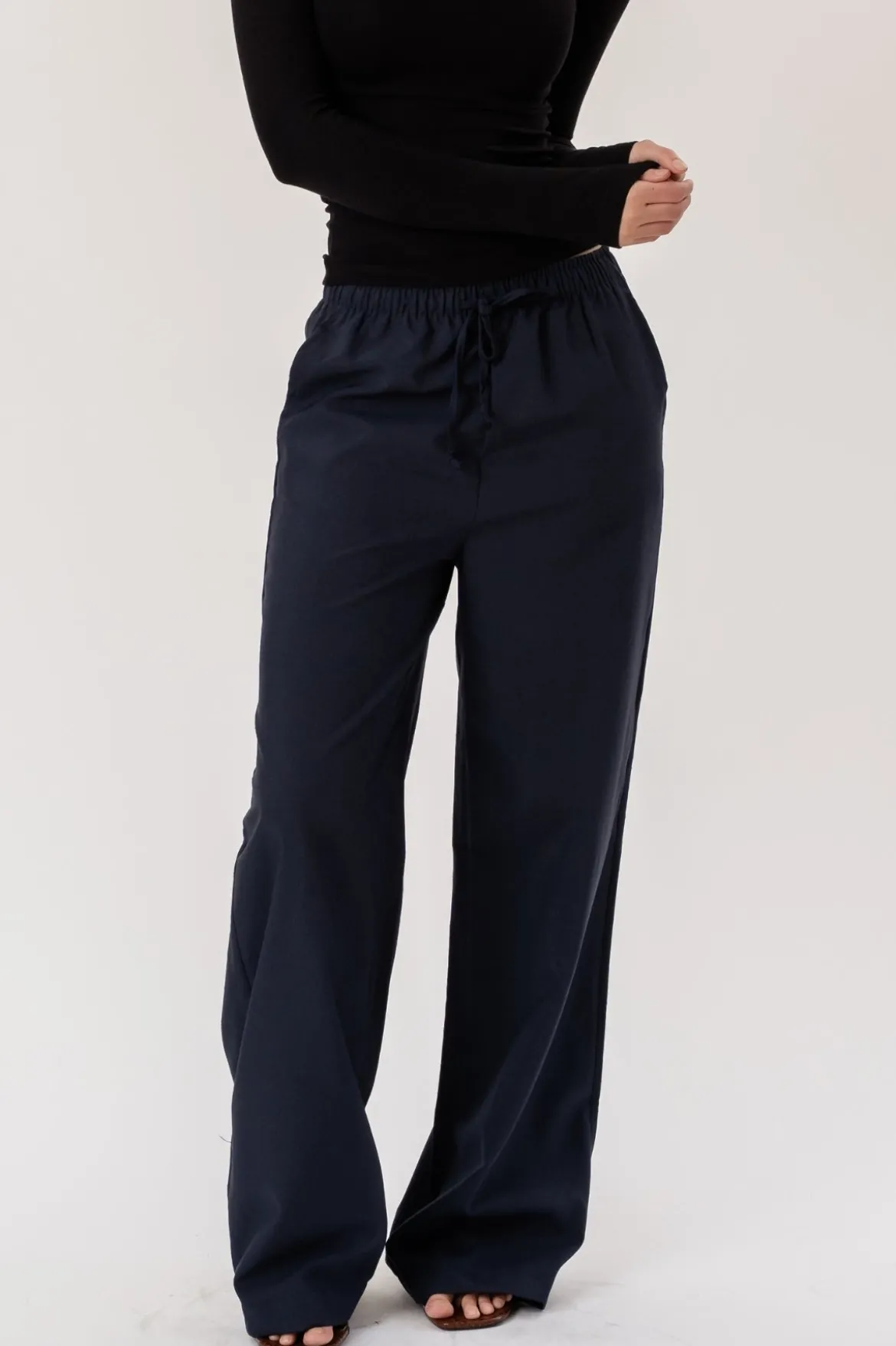 Anastasia Wide Pants - Navy