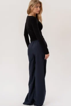 Anastasia Wide Pants - Navy