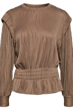 Anela Smock Bluse - Fossil