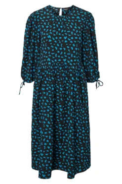 Anemone Midi Kjole - Blue Aster