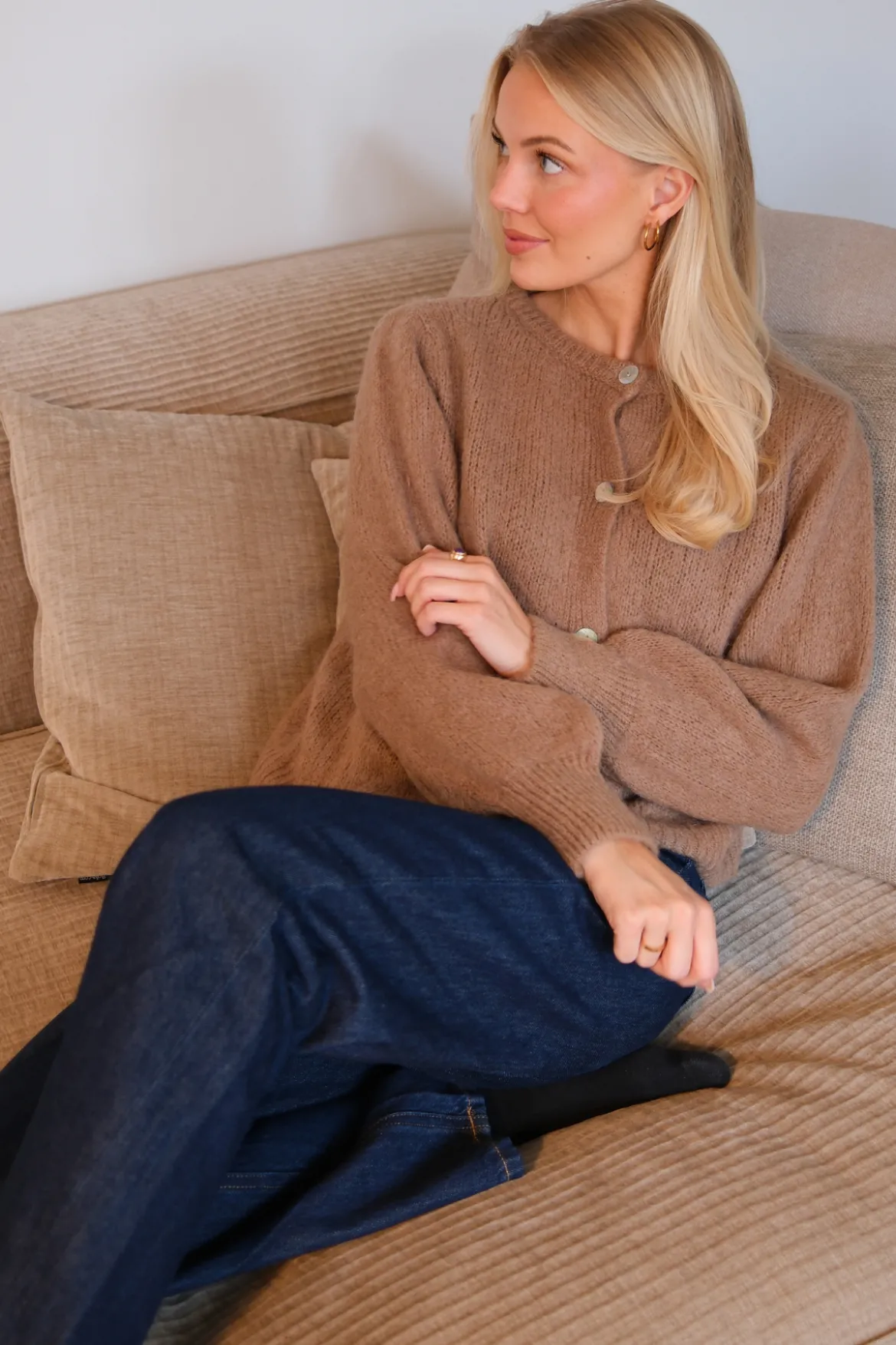 Anna Cardigan - Brun