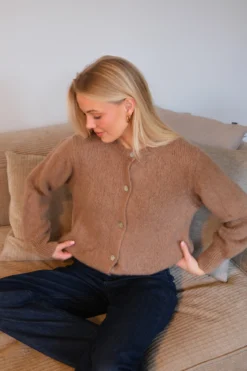 Anna Cardigan - Brun