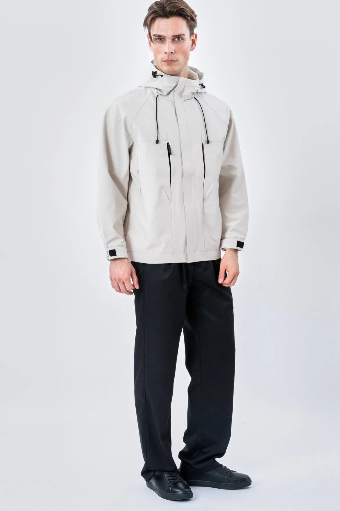 Asher Short Jacket - Lys Beige