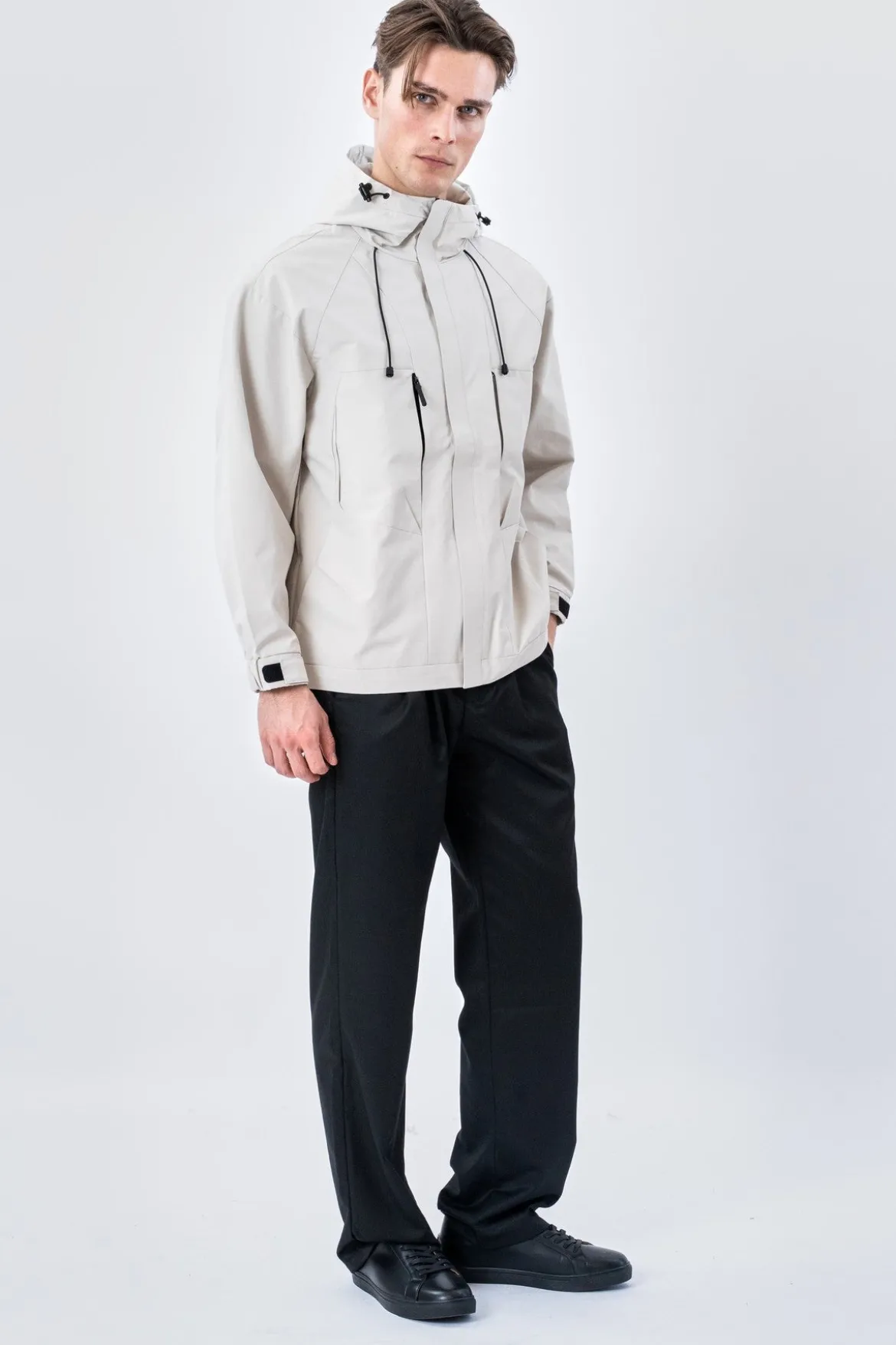 Asher Short Jacket - Lys Beige