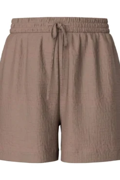Astina High-Waisted Shorts - Coffee Quartz