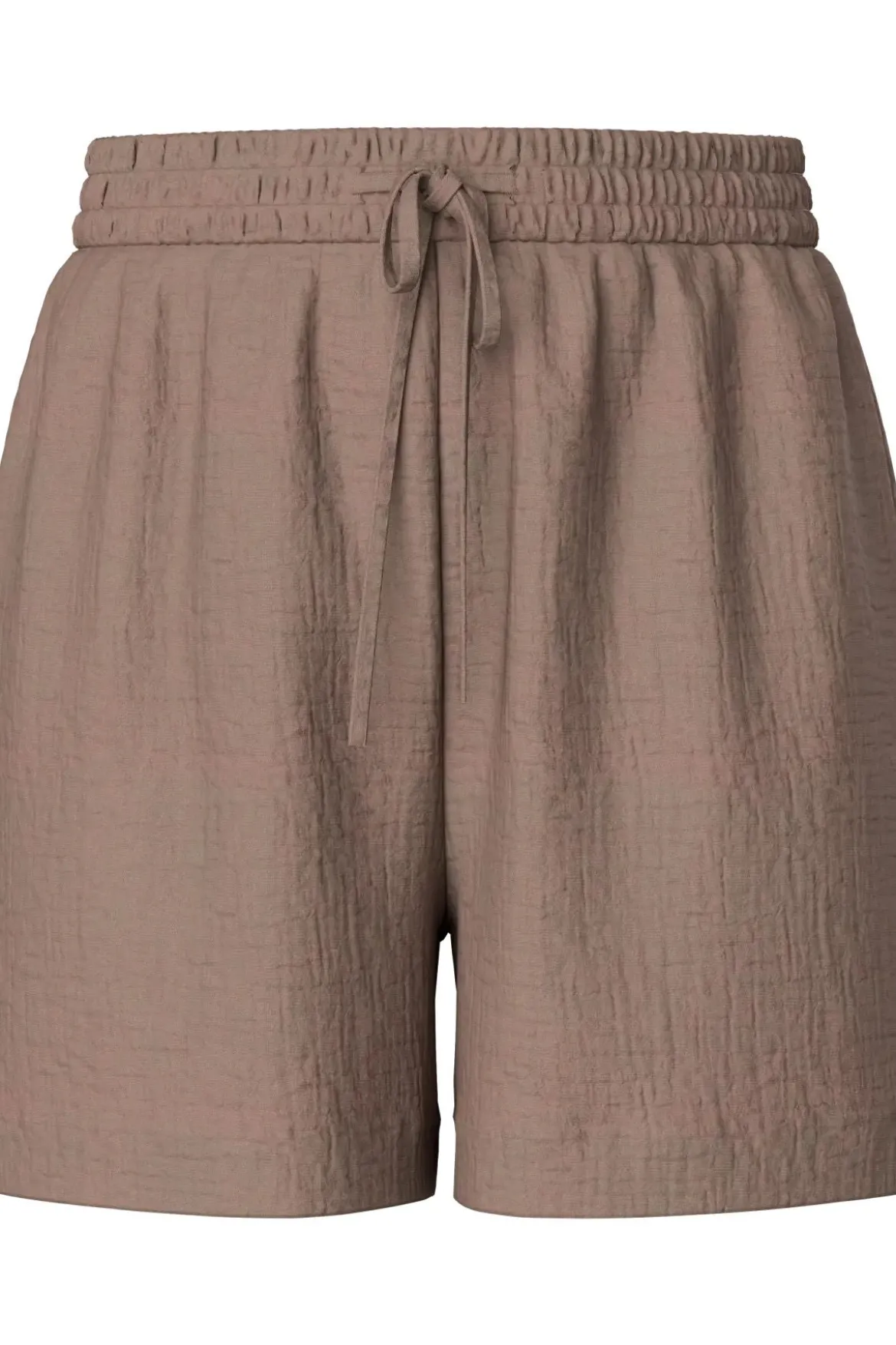 Astina High-Waisted Shorts - Coffee Quartz