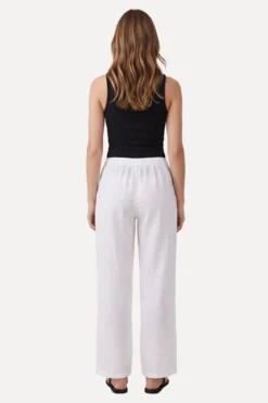 Astrid Hør Pants - Hvid