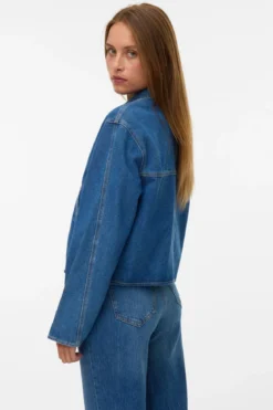 Aura Denim Jacket - Medium Blue Denim
