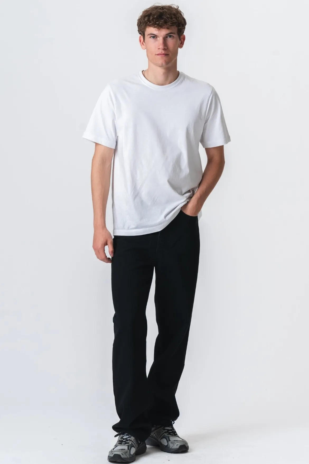 Baggy Jeans - Sort Denim