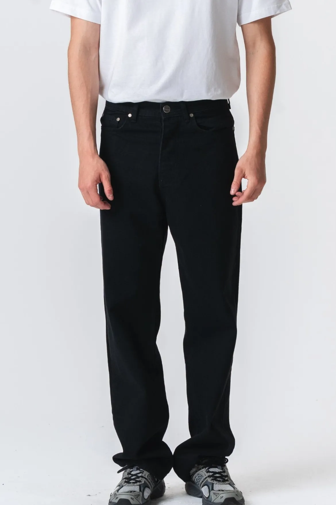 Baggy Jeans - Sort Denim