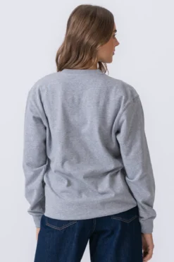 Basic Crewneck - Askegrå (dame)