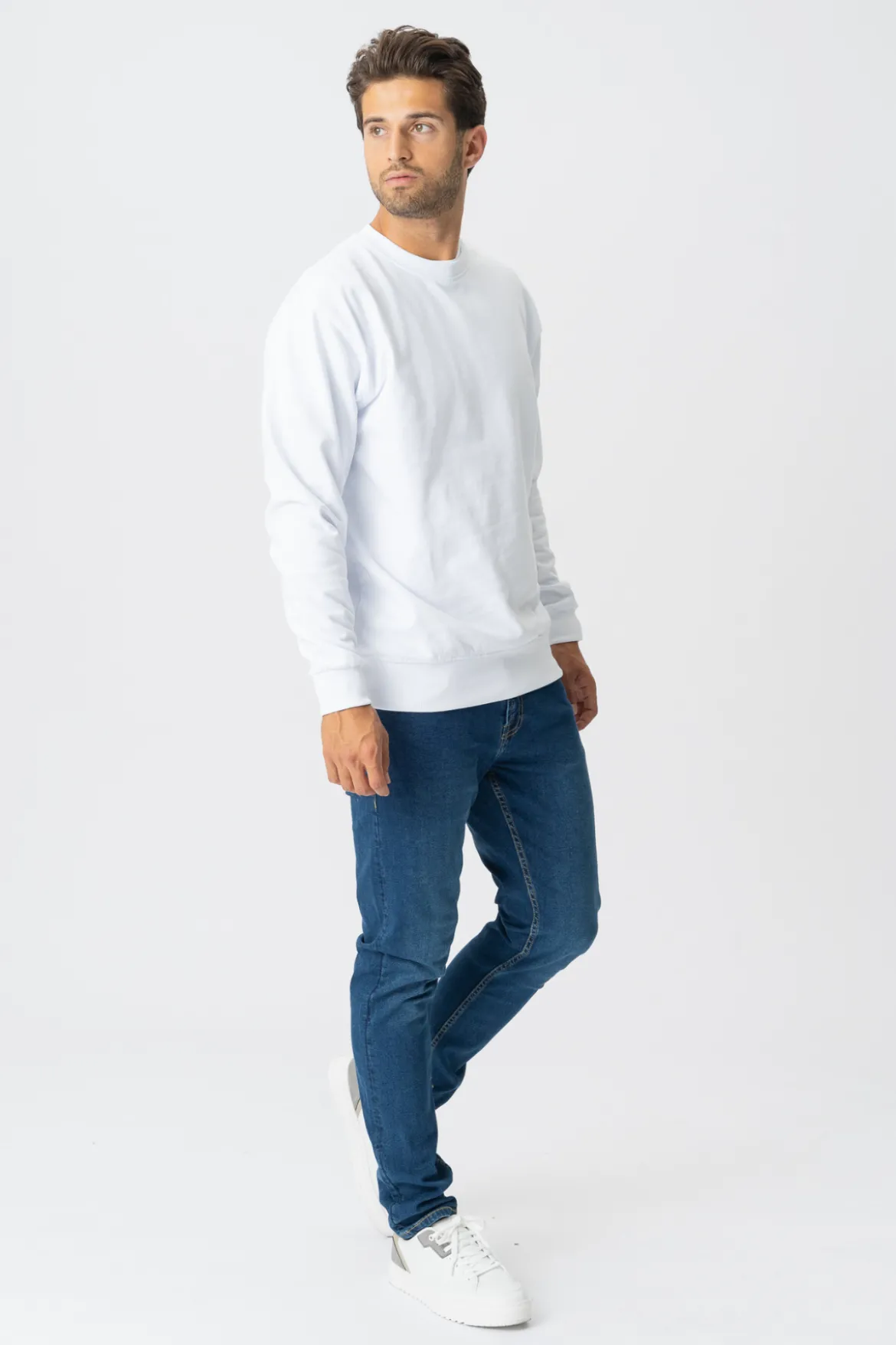 Basic Crewneck - Hvid