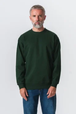 Basic Crewneck - Mørkegrøn