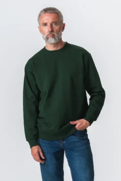 Basic Crewneck - Mørkegrøn