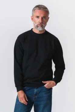 Basic Crewneck - Sort