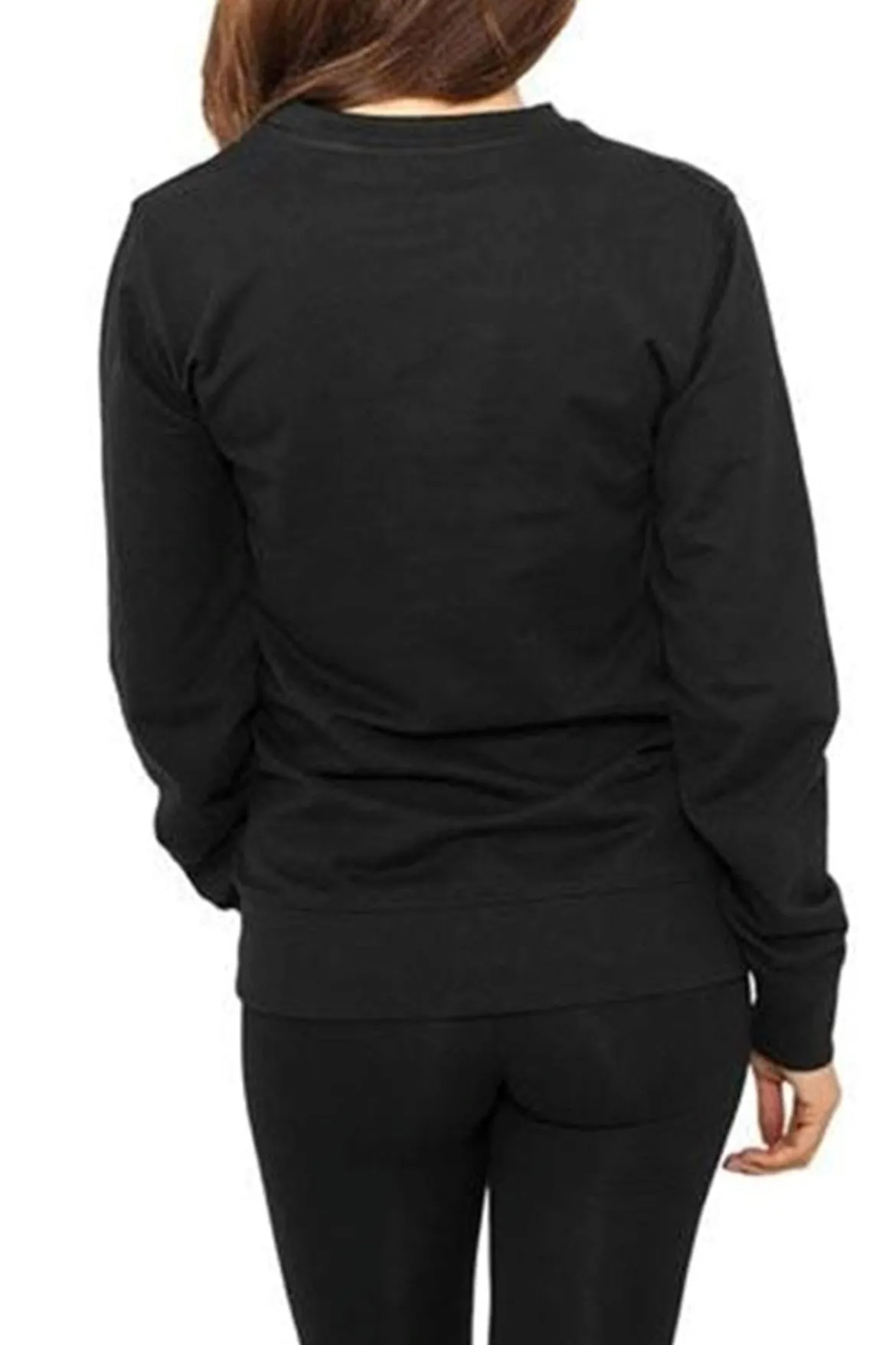 Basic Crewneck - Sort (dame)