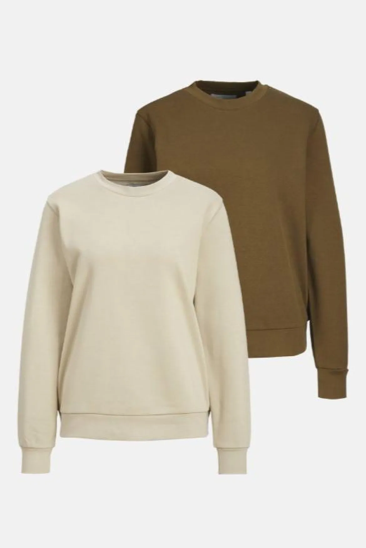 Basic Crewneck Sweat (dame) - (2 stk.)