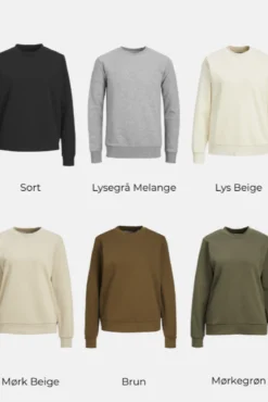 Basic Crewneck Sweat (dame) - (2 stk.)