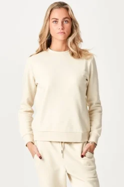 Basic Crewneck Sweat - Lys Beige