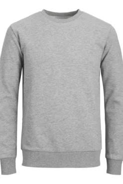 Basic Crewneck Sweat - Lysegrå Melange