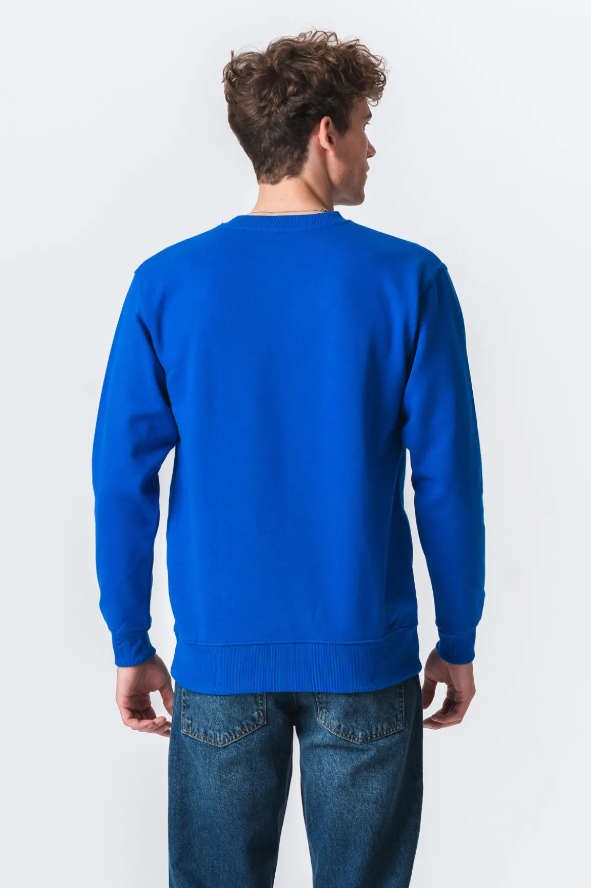 Basic Crewneck - Swedish Blå