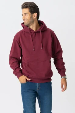 Basic Hoodie - Bordeaux Rød