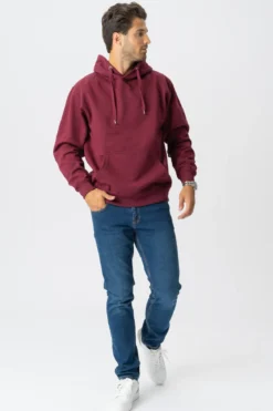 Basic Hoodie - Bordeaux Rød