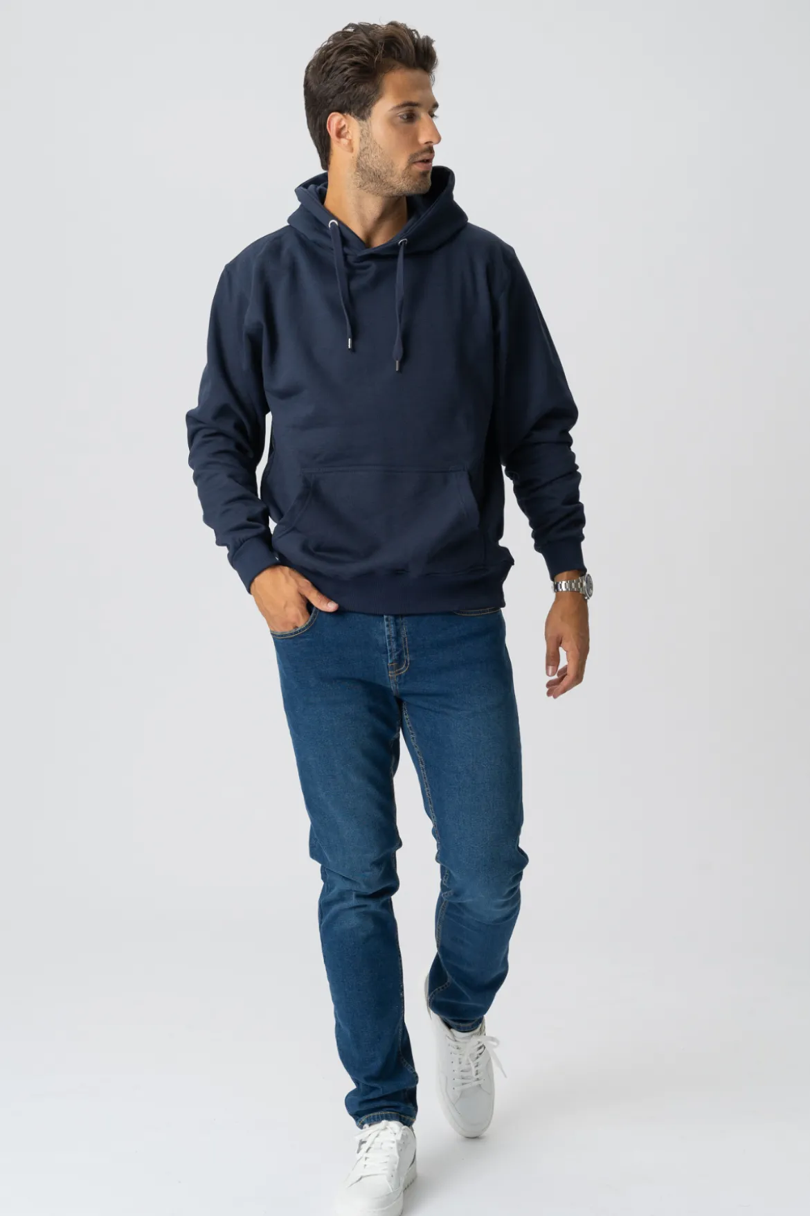 Basic Hoodie - Dark Navy