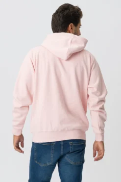Basic hoodie - Lyserød