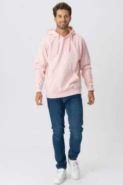 Basic hoodie - Lyserød
