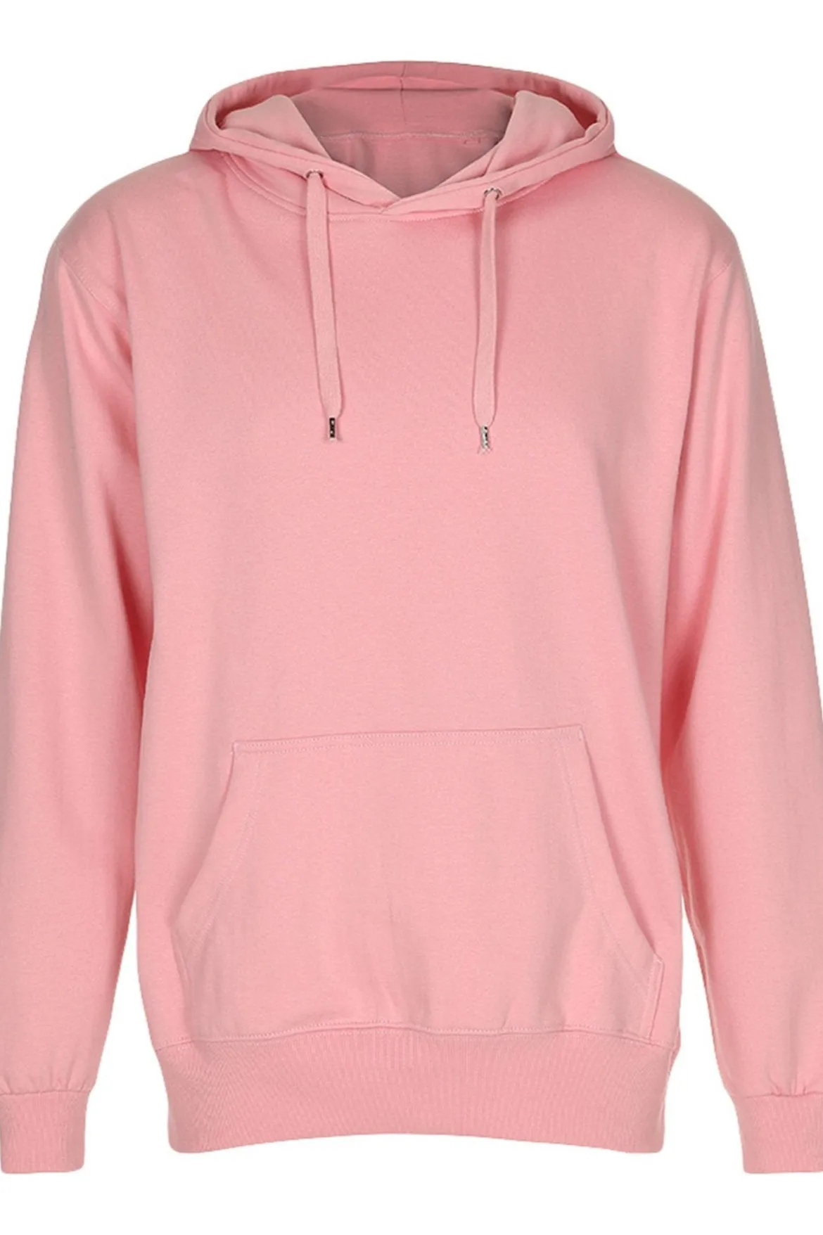 Basic hoodie - Lyserød