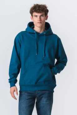 Basic Hoodie - Petroleumsblå