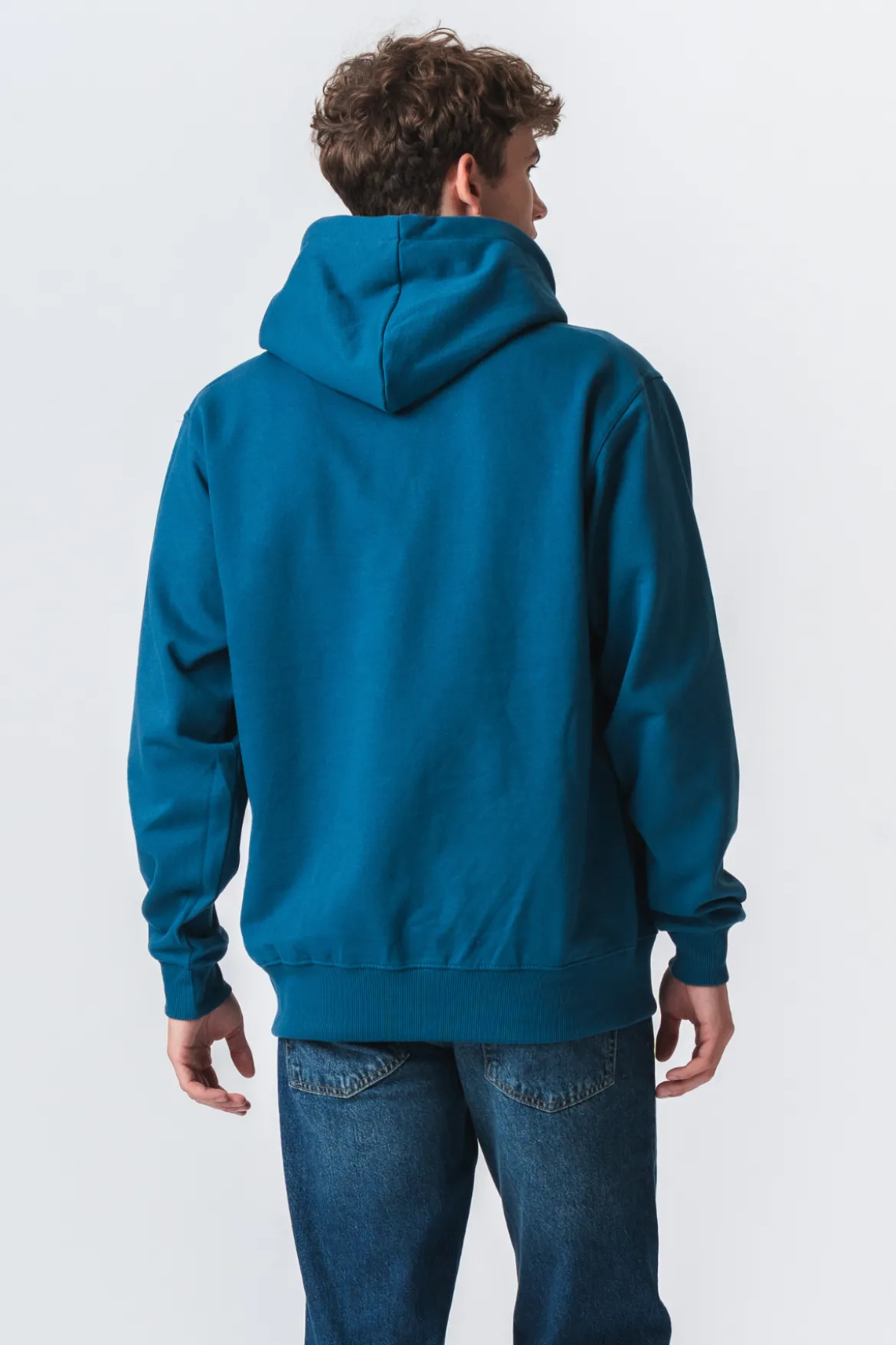 Basic Hoodie - Petroleumsblå