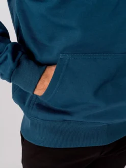 Basic Hoodie - Petroleumsblå