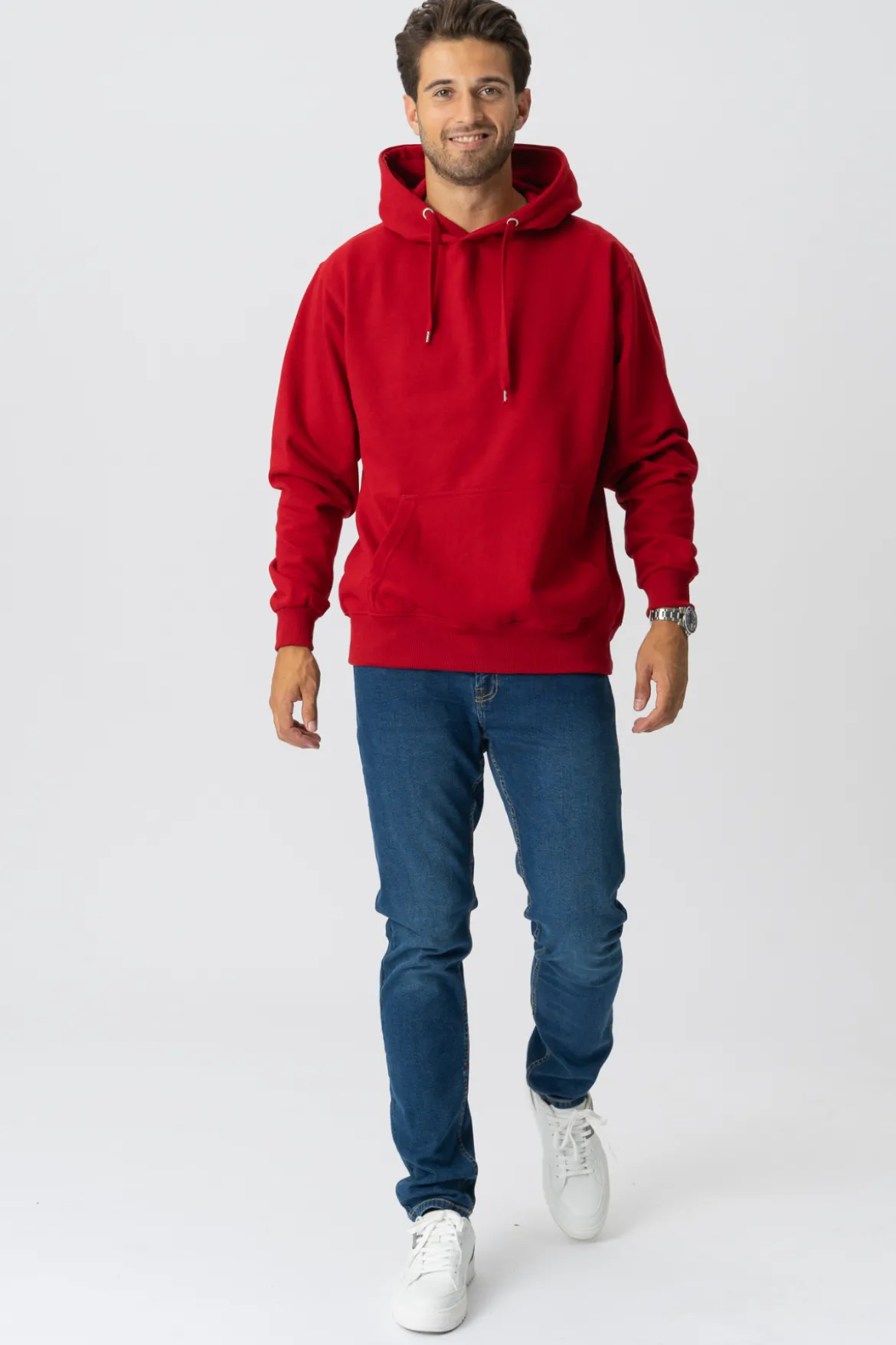 Basic Hoodie - Rød