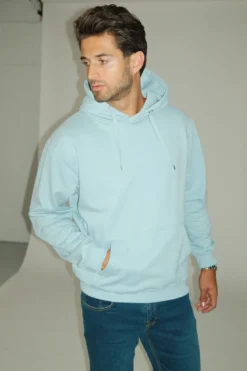 Basic Hoodie - Sky Blå